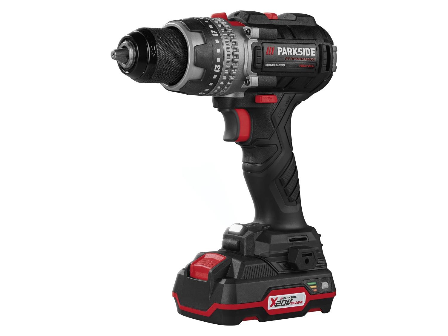 Set perceuse-visseuse sans fil PBSAP 20-Li A1 + batterie + chargeur, 20 V